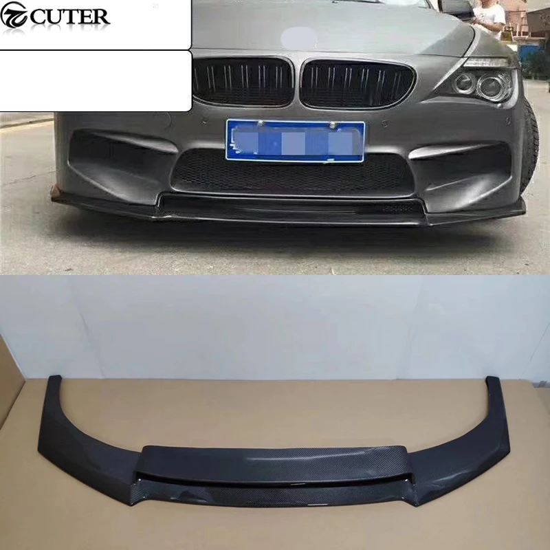 E63 E64 V стильный сплиттер переднего бампера из углеродного волокна для BMW 6 серии M6