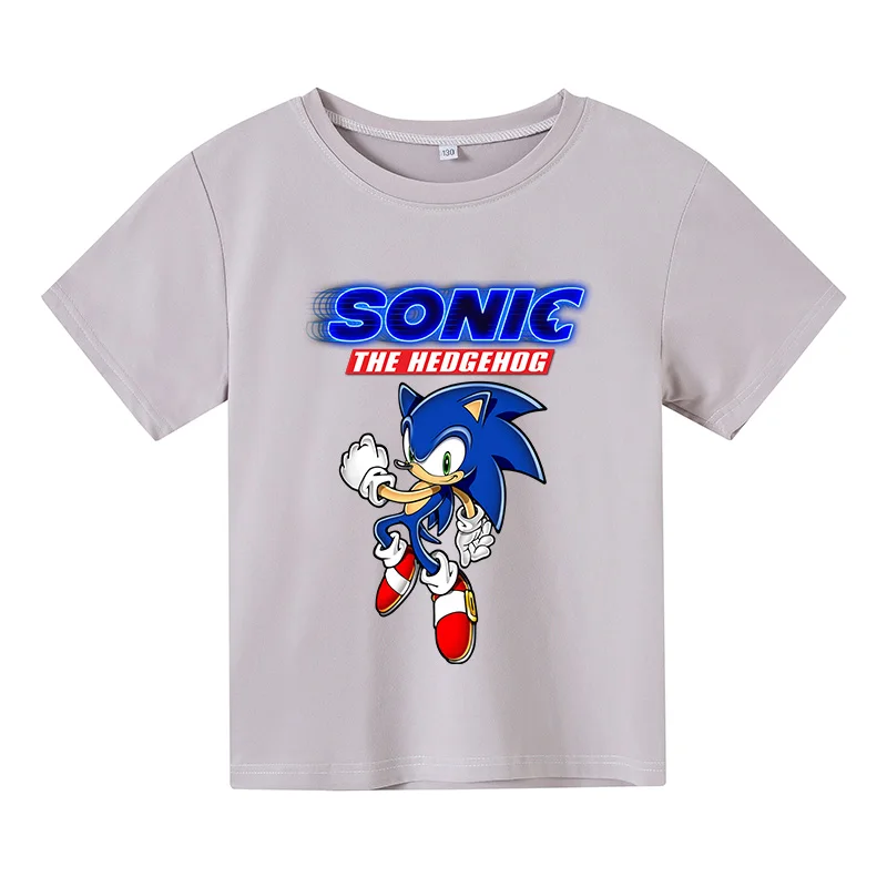 

Boys Tshirts Kids Cotton Clothes Children Anime Super Sonic T-Shirts for Baby Toddlers T Shirts Cotton Short sleeve Summer Tops