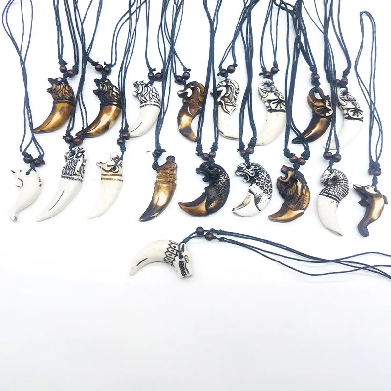 Винтажное ожерелье с Львом подвеска в виде слона дельфинами кулон Гепард резная