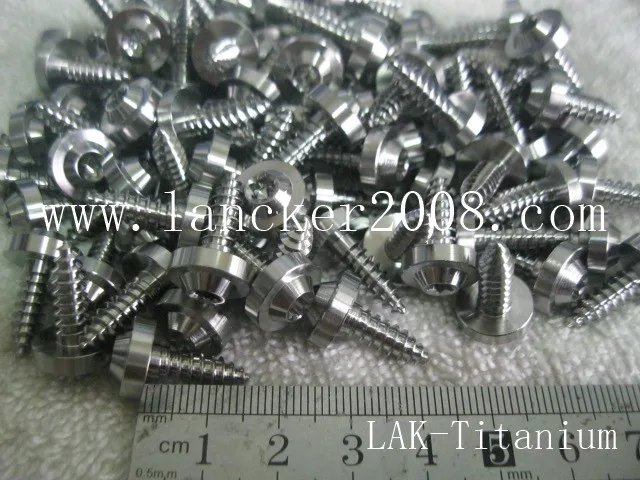 Титановая звездообразная розетка с круглой головкой и фланцевым резьбовым