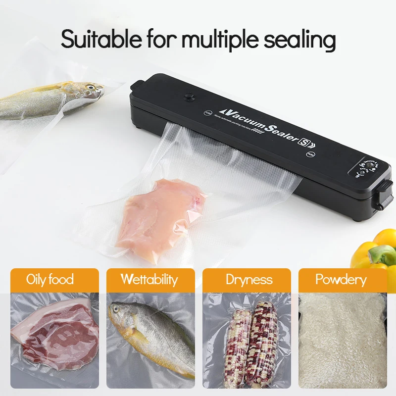 Portable Sealing Machine Automatic Electric Food Heat Manual Sealer Household Food Vacuum...