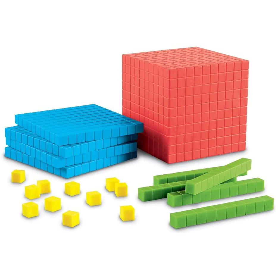 Набор кубических блоков для раннего обучения по методике Монтессори 121