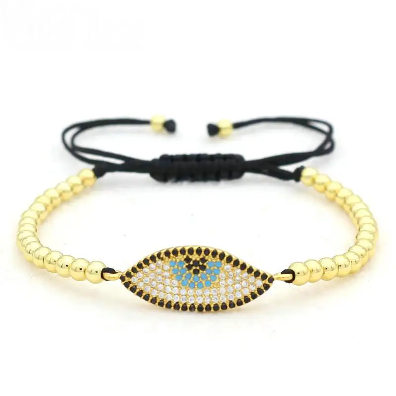 Женский браслет Шарм медные бусины 4 мм|braided rope bracelet|charm braceletrope bracelet |