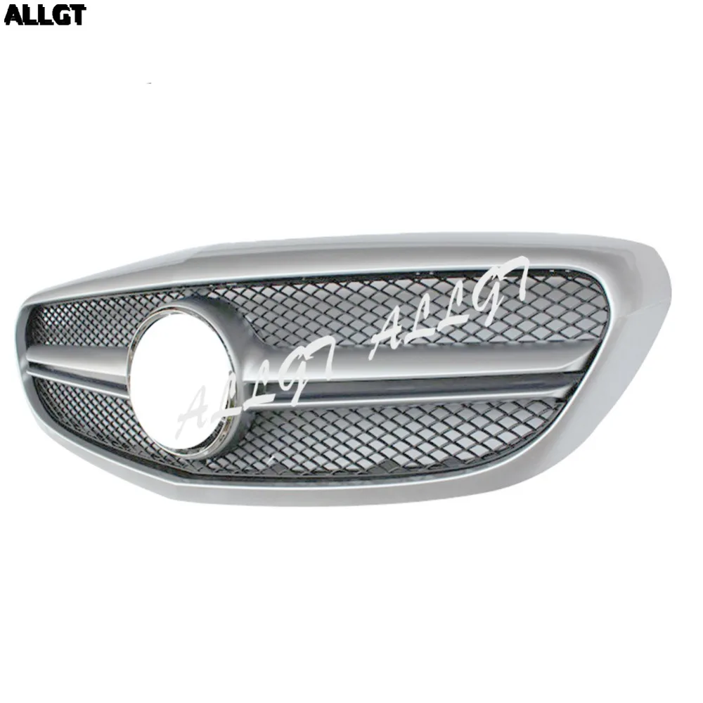 Car Front Grill fit for Mercedes W205 C class C250 C300 C40 2015 2016 bumper Grille BLACK GLOSS silver | Автомобили и мотоциклы