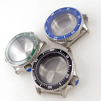 diving automatic watch case 200m waterproof fit nh35a nh36a screwdown crown unidirectional bezel ceramic insert