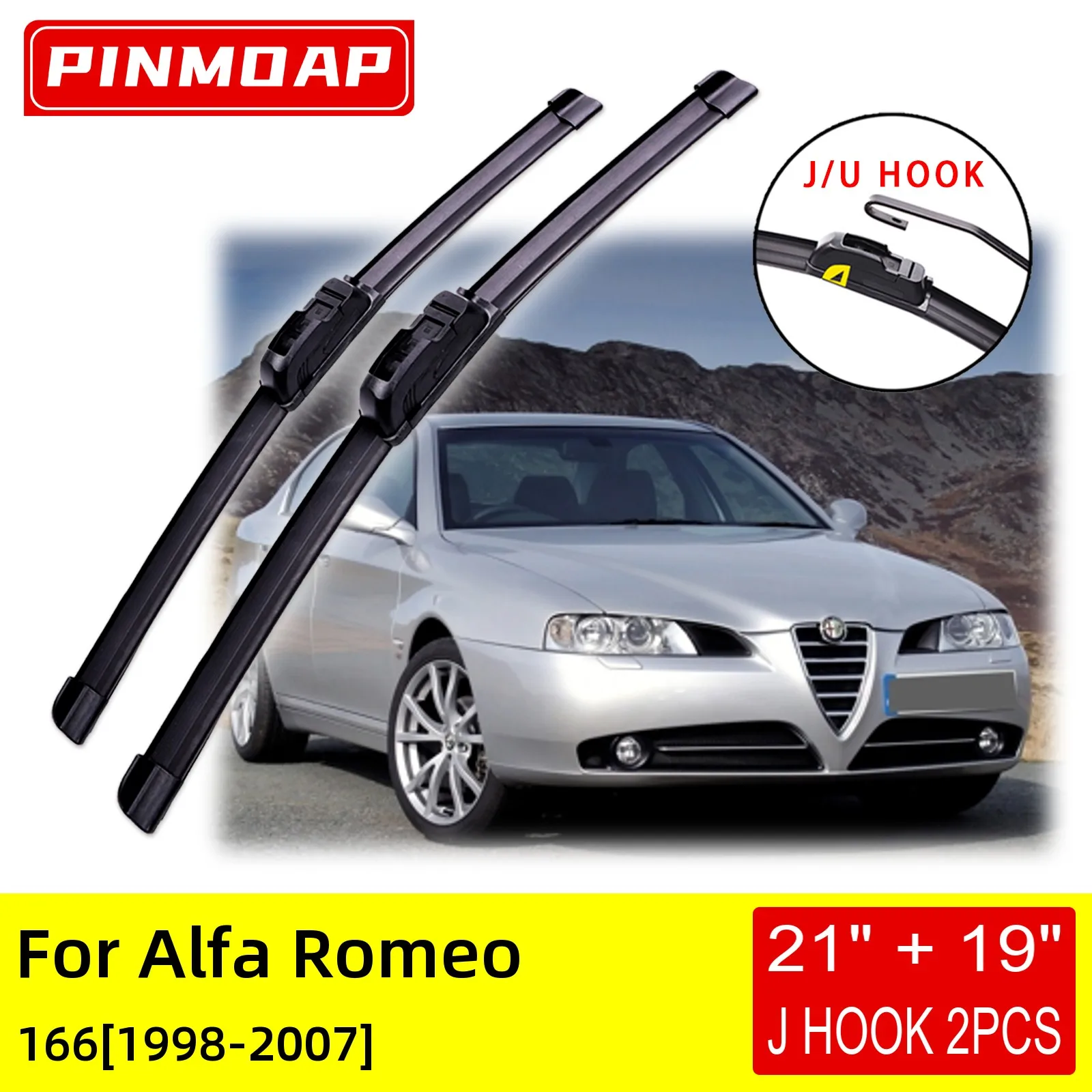 

Щетки стеклоочистителя для Alfa Romeo 166 1998 1999 2000 2001 2002 2003 2004 2005 2006 2007
