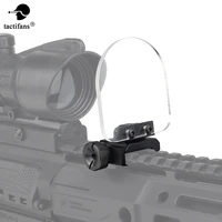 tactical foldable hunting scope lens protector cover flip up qd scope lens sight shield panel 20mm rail mount riflescope