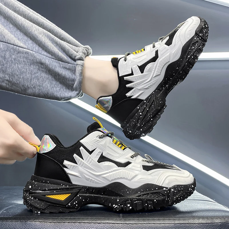 

Мужские кроссовки на нескользящей подошве, с мягкой нескользящей подошвой