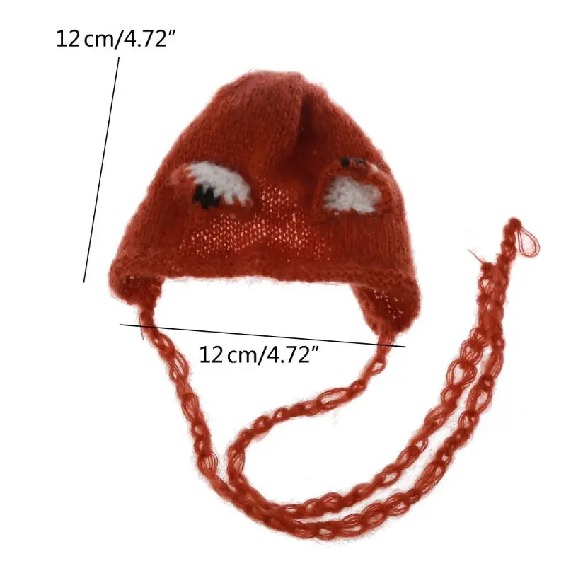 

Soft Crochet Bonnet Newborn Hat Photography Props Knitted Baby Girl Boy Hat Infant Cap Photo Prop