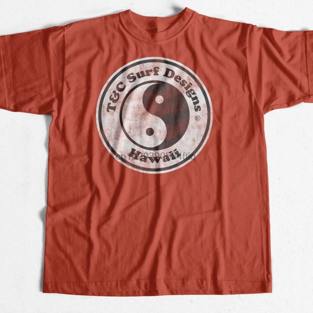 

Vintage Surf T shirt T&c Logo Red