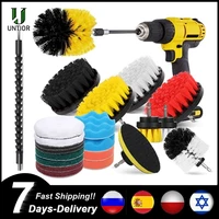 3 37pcsset drill brush attachments set cleaning brush for drill shower tile and grout all purpose power scrubber cleaning kit