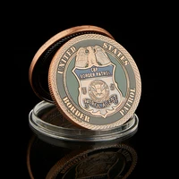 usa cbp border patrol agent us department of homeland security bronze challenge coin