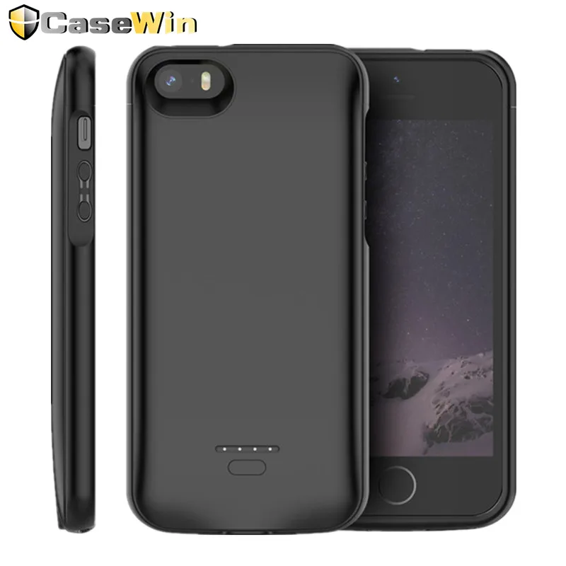 Чехол для зарядного устройства CASEWIN iPhone 5 5S SE 5SE чехол 4000 мАч 6 7 8 X XR