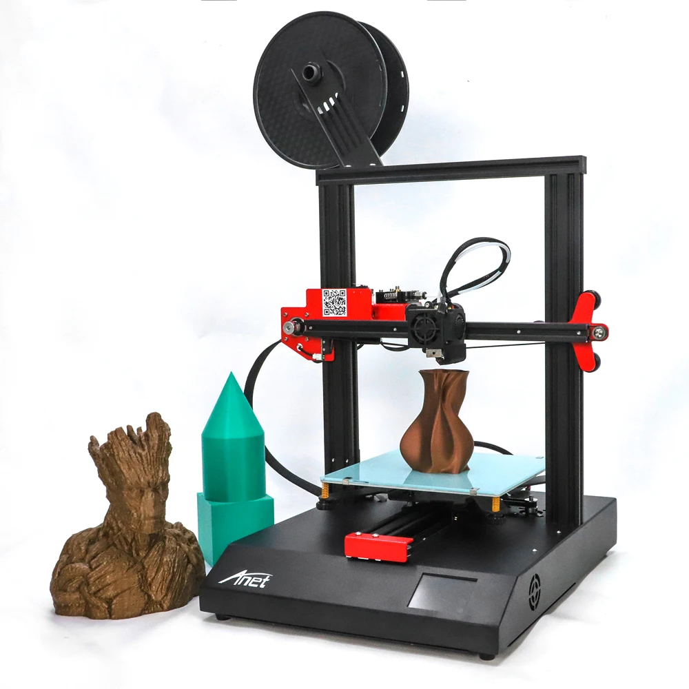 Anet 3D принтер ET4 Настольный Impresora металлический обновленный Высокоточный размер