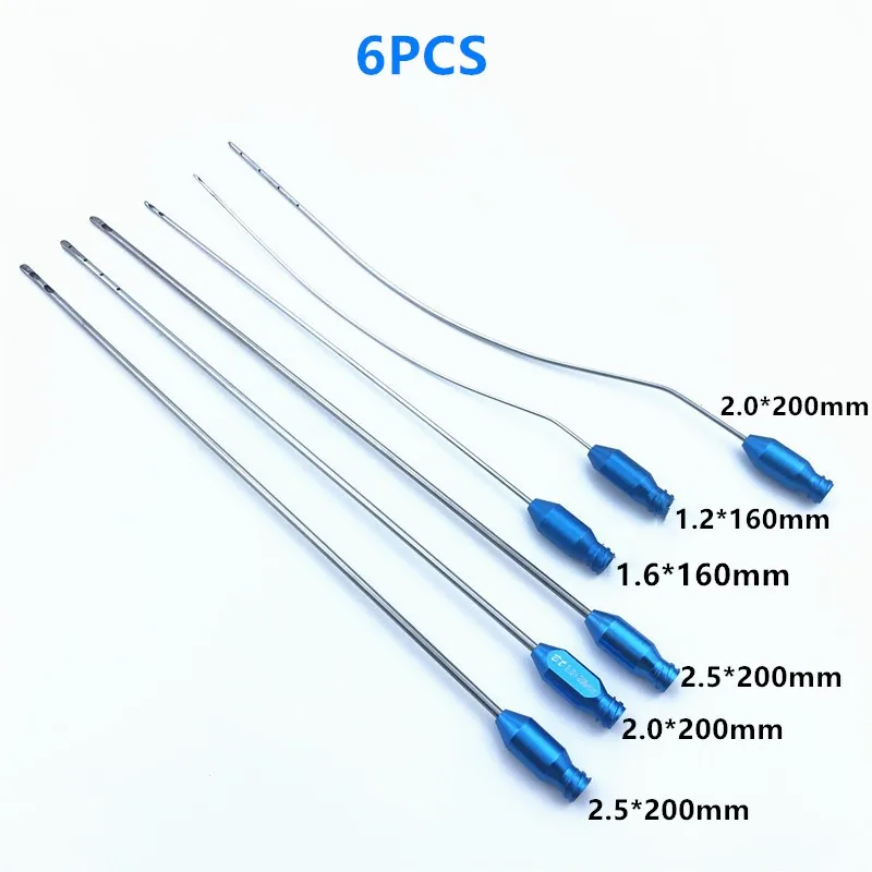 Fat Filling Graft Transplantation Liposuction Cannula with Handle Set Liposuction supplies for Breast Filling Plastic Surgery