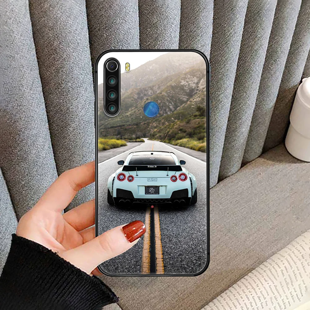 

Sporting Car Gtr Phone Case cover For XIAOMI Redmi Note 3 4 4X 5 6 7 8 9 Pro T S max black Etui luxury cell cover trend shell