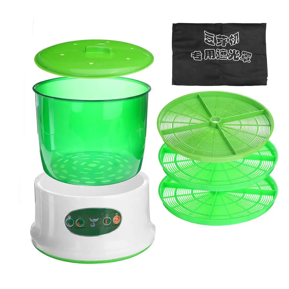 

Large Capacity Household Automatic Bean Sprout Machine 3 Layer Sprouter Machine DIY Bean Sprouts Growing Machine New 220V