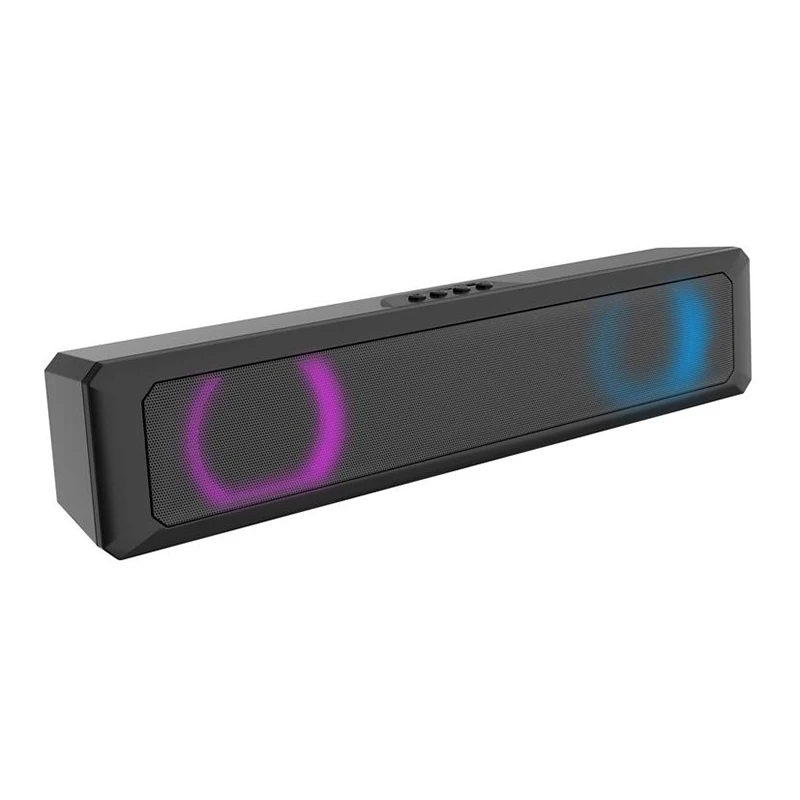 

wireless Audio Cable Speaker TV Cool Small Sound Blaster Multimedia Colorful Streamer Bass Stereo Subwoofer Long RGB Speaker