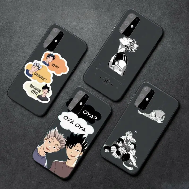 

haikyuu anime Phone Case For Samsung A21S A32 A51 A52 A71 A50 A12 S10 S20 S21 Plus Fe Ultra