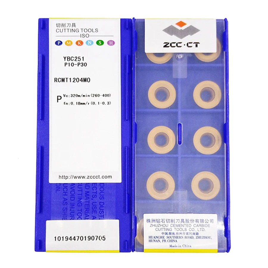 

Твердосплавные вставки ZCC.CT RCMT10T3MO YBC251
