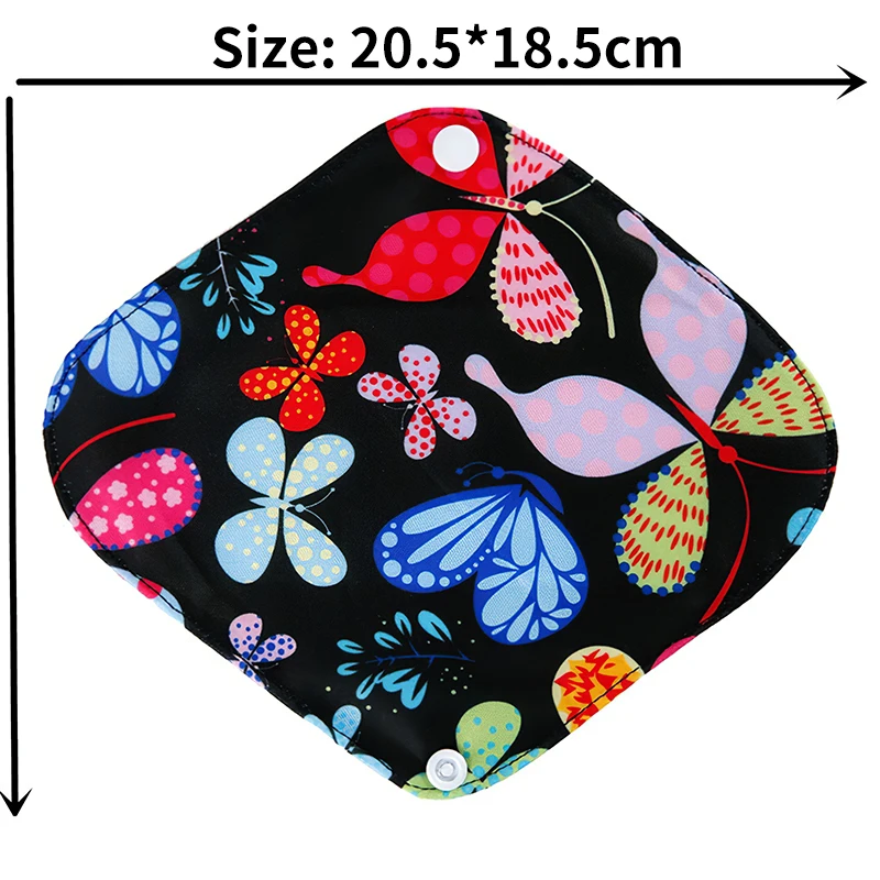 

10Pcs Reusable Pads Bamboo Charcoal Pads Sanitary Pads Washable Panty Liner Mama Maternity Menstrual Cotton Pad Healthy Women