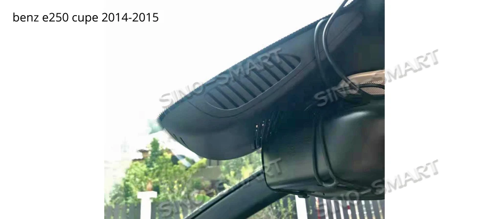 SINOSMART 96658 Wifi DVR камера для Mercedes Benz E Class W212 W213 W204 и т. д. управление с помощью приложения SONY IMX323