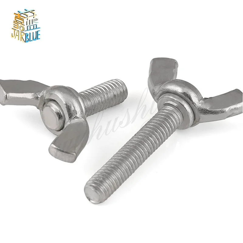 10 шт. M4 оцинкованный винт с крыльями для большого пальца|Винты| |