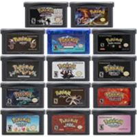 

Video Game Cartridge Console Card 32 Bits Pokeon C Collection English Language For Nintendo GBA