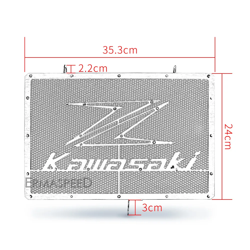 

Z750 Z800 Z1000 Z1000SX Stainless Steel Motorcycle Radiator Grille Guard Cover Protector For Kawasaki Z750 Z800 Z1000 Z1000SX