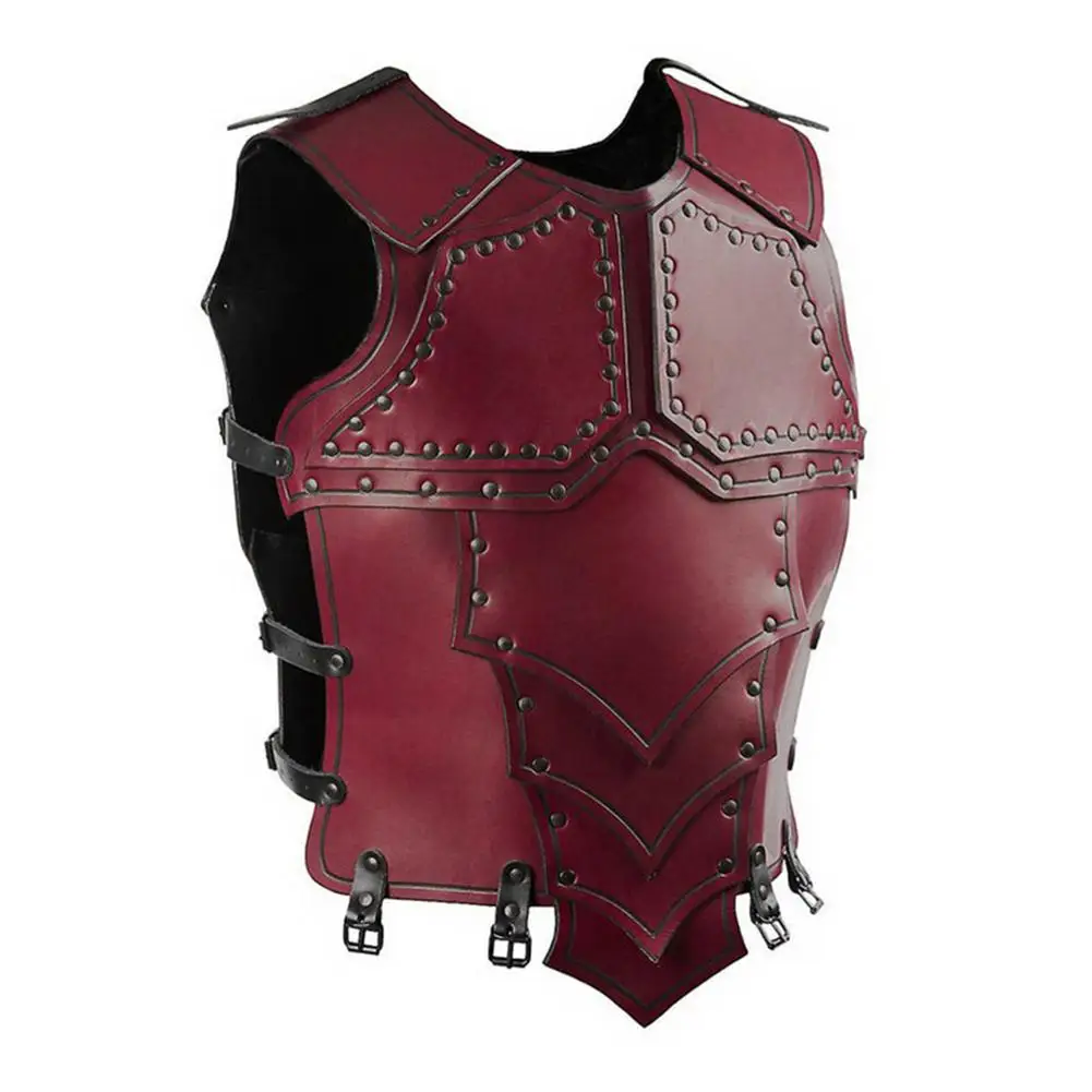 

Medieval Style Vest Armor Adjustable Chest Armor For Men Equestrian Fencing Medieval Retro Warrior Costume For Party Cosplay
