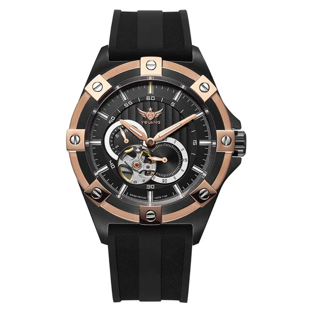 Мужские часы с Тритием автоматические Yelang армейские водонепроницаемые