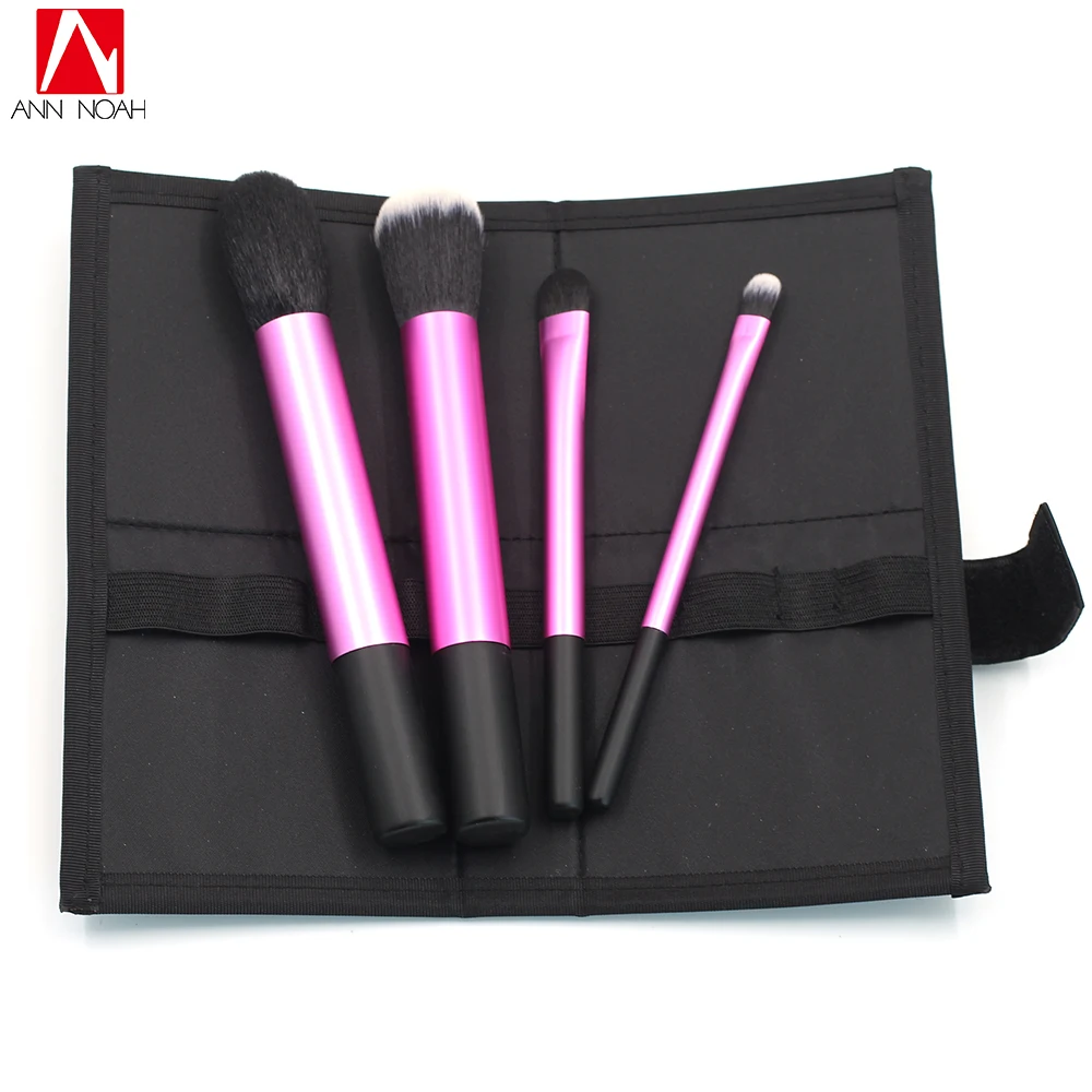 

Портативный набор кистей для макияжа, 4 шт., с сумкой