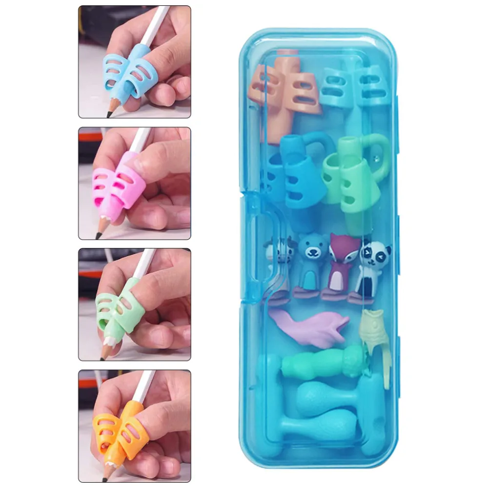 

1 Box Universal Writing Grips Posture Correction Aids Writing Pen Grips for Kids