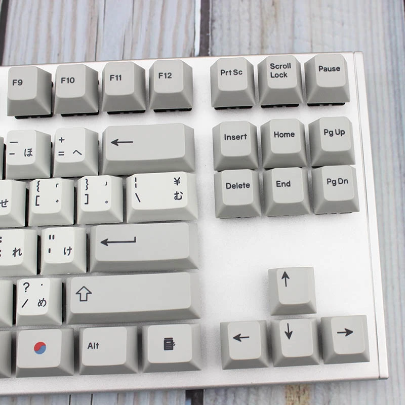 Мини-клавиатура Dye Sub Keycaps гранитный цвет для механической клавиатуры Вишневый японский корень черный шрифт Pbt Keycap Teclado