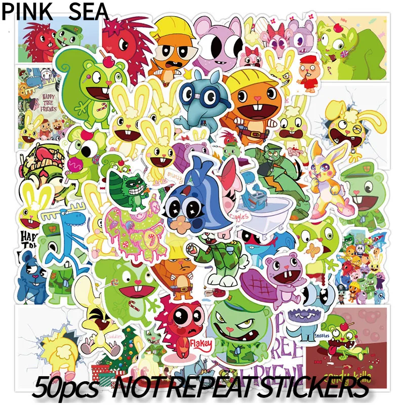 

10/30/50 шт./набор, наклейки «Счастливое дерево»