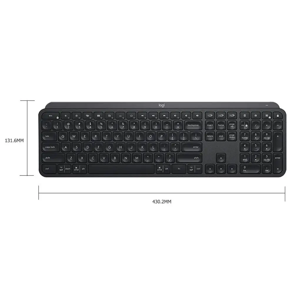 logitech mx keys 2 4ghz backlight easy switch wireless keyboard 109 keys full size wireleskeyboard for laptop pc phone free global shipping