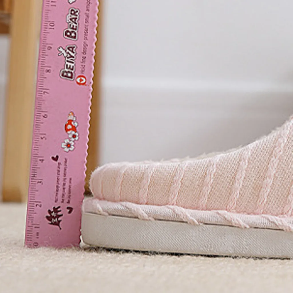 Домашние тапочки для мужчин и женщин теплые мягкие тапки с мультяшным принтом