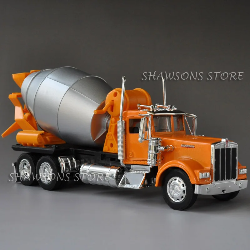 1:32 литья под давлением модели грузовиков игрушки грузового автомобиля daf W900 Бетономешалка автомобиля Реплика
