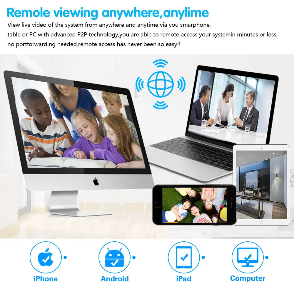 Камера видеонаблюдения NINIVISION AHD Sony 1080P 3 6 МП объектив мм ночное видение