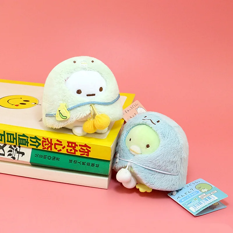 Sumikko гураши со съемной накидкой плюшевые игрушки Peluche мягкие куклы игрушки Детский подарок Juguetes брелок орнамент ключ кулон