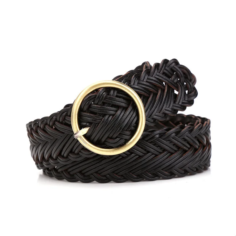 

034 Belts Women Men High Quality Real Leather Belt Fashion Mens strap