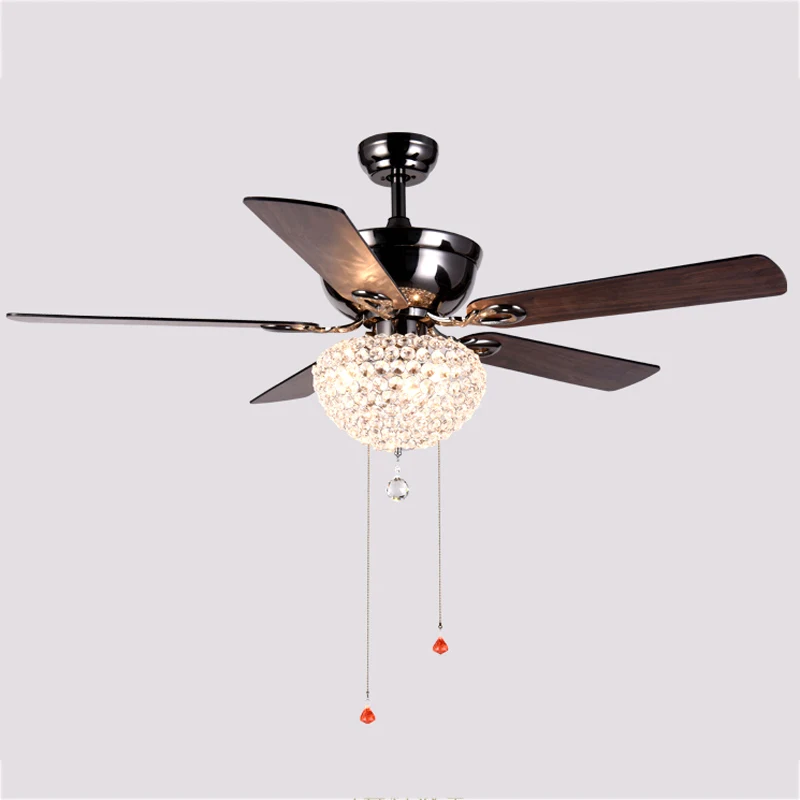 

american style led ceiling fan for living dining room bedroom 110v 220v fan lamp light ceiling fans with lights pull switch