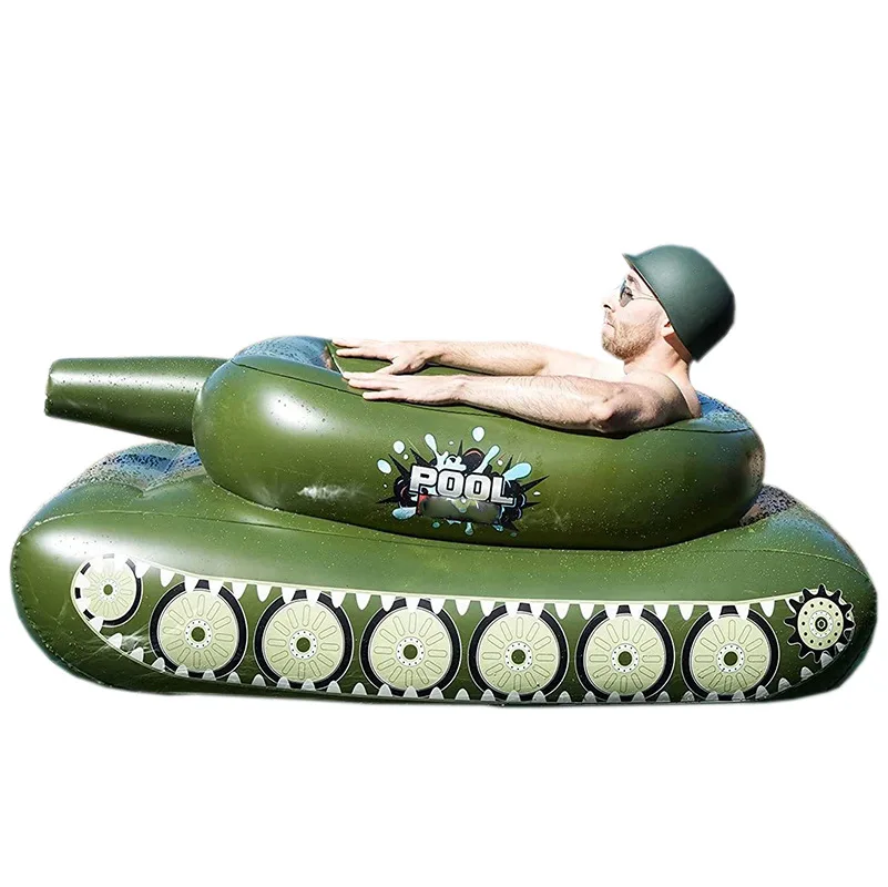 

Inflatable tank Swimming Ring Mattress Summer Pool Water Mattress Adult Bed Pool Toys tank Water cannon ball tank water toy
