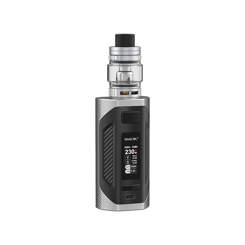 

SMOK Rigel Kit 230W Rigel Box MOD Powered By 18650 With 6.5ml TFV9 Tank V9 Meshed Coil Electronic Cigarette Vaporizer VS Mag