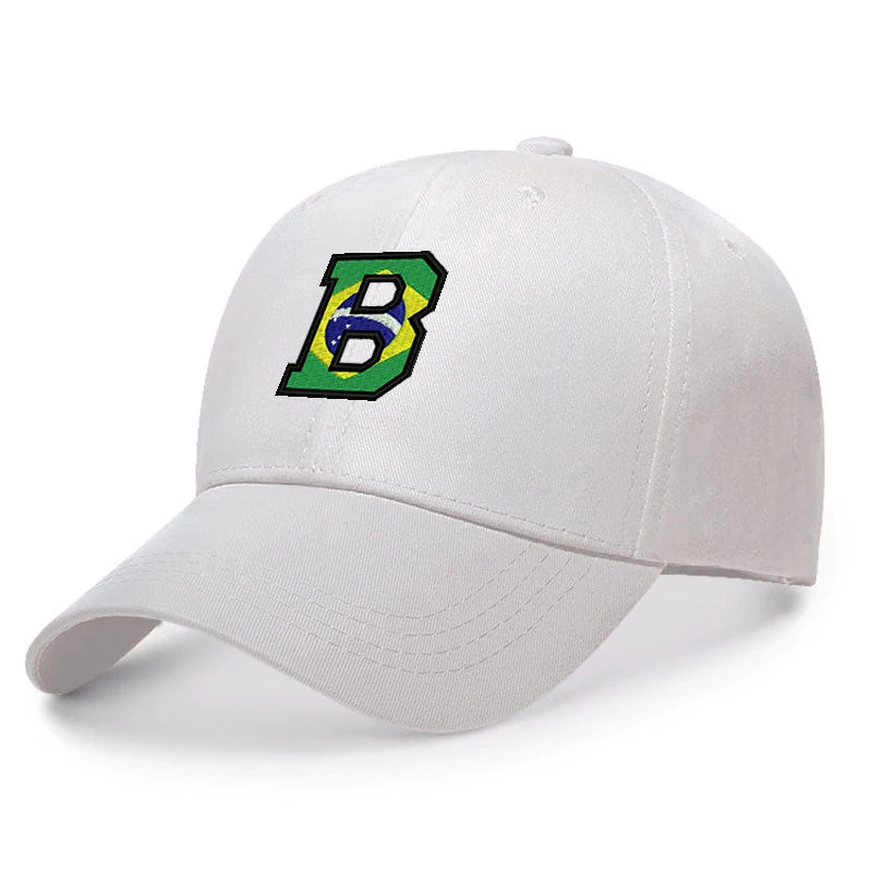 

New Baseball Cap Letter A-Z Embroidery Cotton Men Women Adjustable Unisex Dropshipping