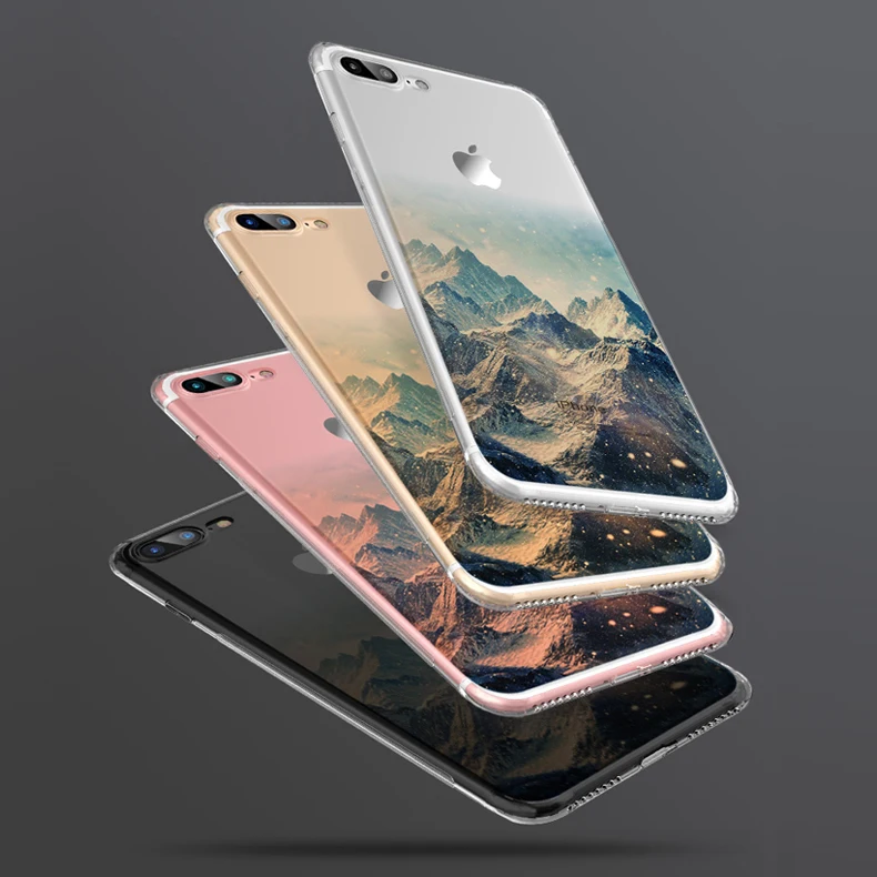 For Coque iphone 11 Pro XR X XS 11Pro MAX Case se 2020 5 5s 6 6s 7 8 s plus Apple Transparent Phone Cover | Мобильные телефоны и