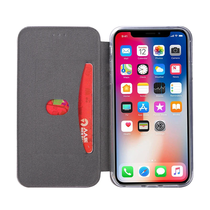 Leather Case for Samsung Galaxy S20 Ultra Plus A71 A51 A41 Note 20 10 Plus A70 A50 A20 A20e S9 S8 Plus S7 Edge Wallet Flip Cover