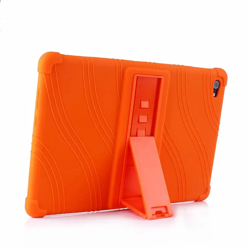 Противоударный силиконовый чехол для Huawei MediaPad M5 Lite 10 BAH2 W19/L09/W09 1 дюйма подставка