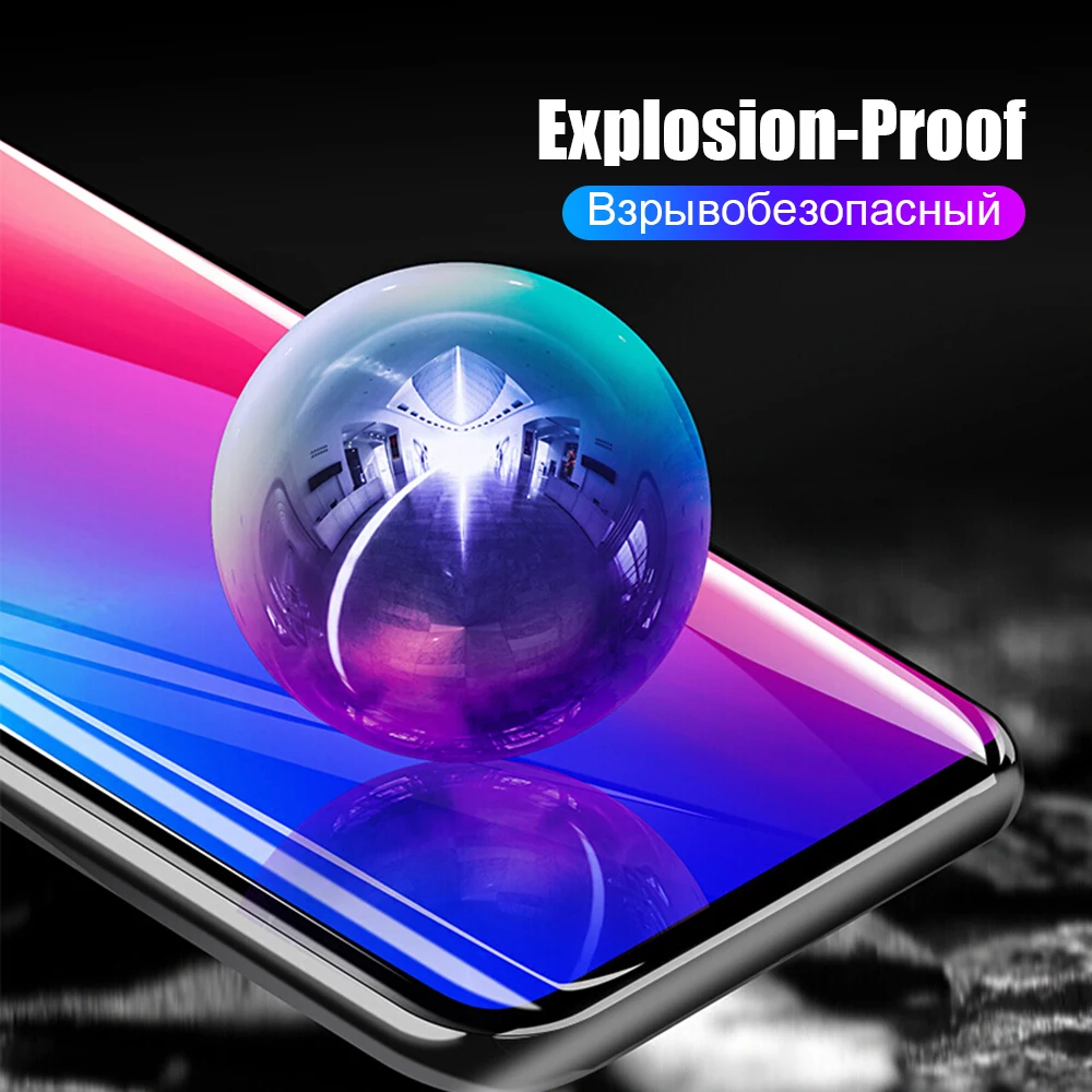 Новое 9D полное покрытие из закаленного стекла для Xiaomi Redmi Note 7 5 6 Pro защитное стекло