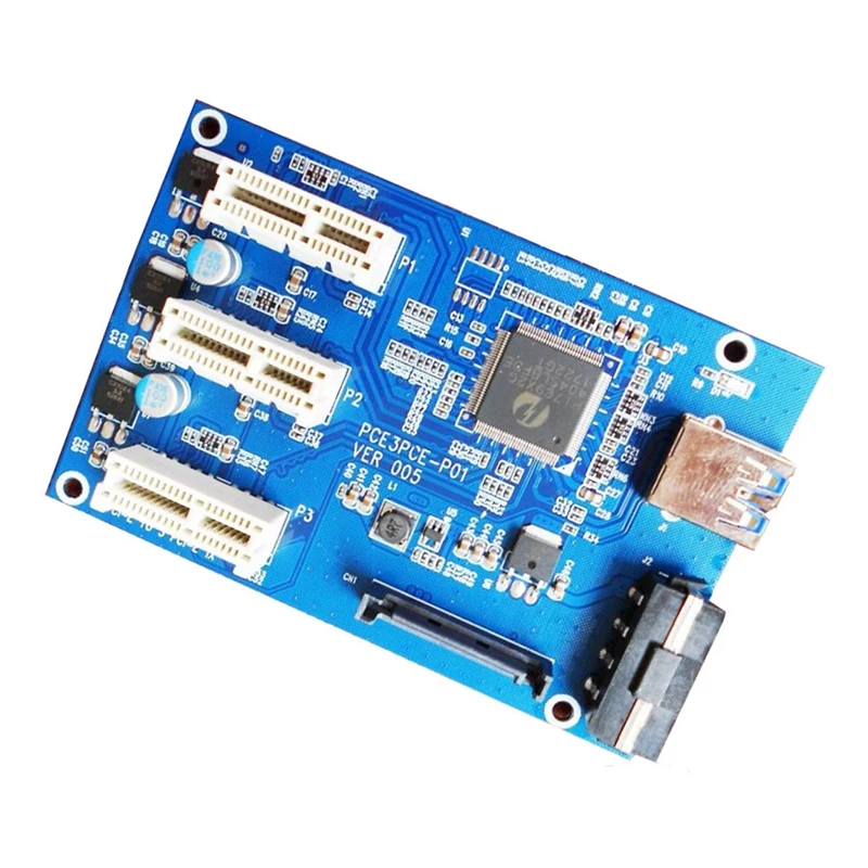 

PCI-E 1 to 3 Expansion Card PCIe 1X to 16X 3-Port PCIe Slot Adapter Card Used for BTC Mining